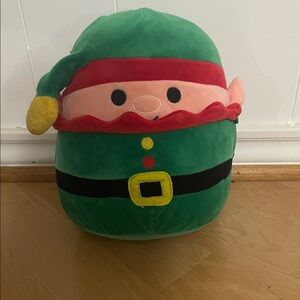 Squishmallows Green and Red Elf Stuffed Animal